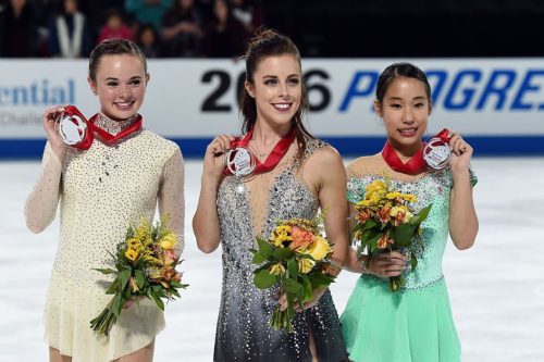 スケートアメリカ女子　表彰式　三原舞依